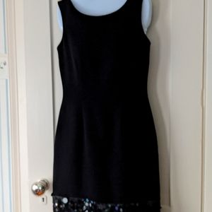 Jones New York sequin little black dress